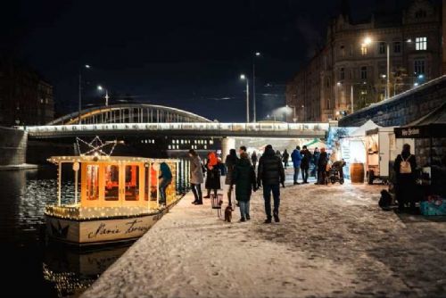 obrázek:Olomoucká Vánoční náplavka nabídne koncerty, gastronomii a zábavu pro všechny