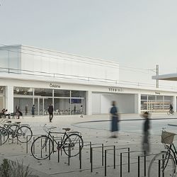 Nové nádraží v Hranicích: Elegantní střecha a flexibilní design