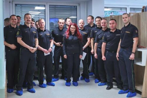 obrázek:Hasiči z Olomouckého kraje uctili památku kolegy hromadným odběrem krve