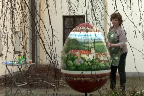 Foto: Velikonoční vajíčka mladých umělců v Šumperku